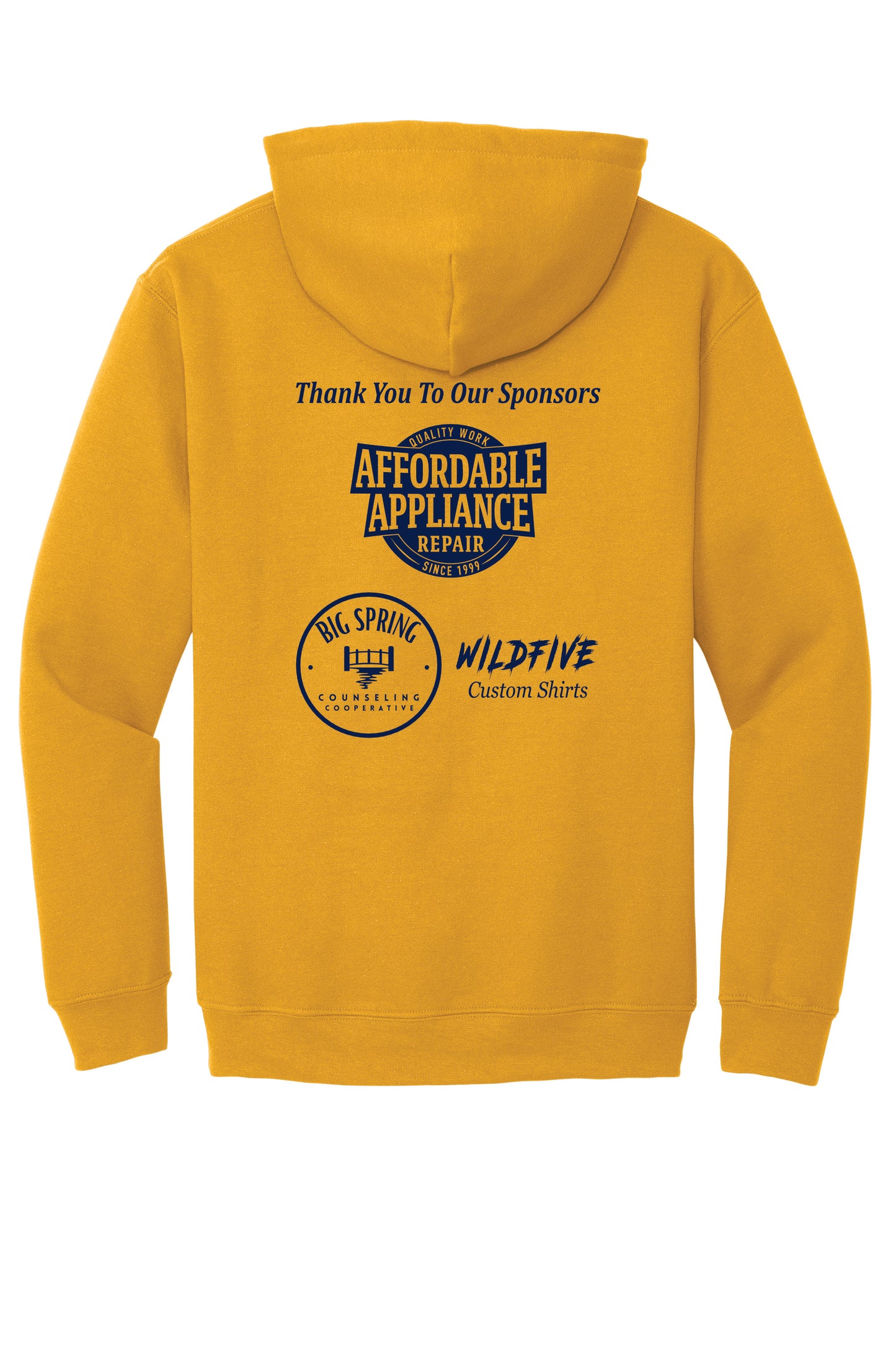 Gildan Hoodie Sponsor Back
