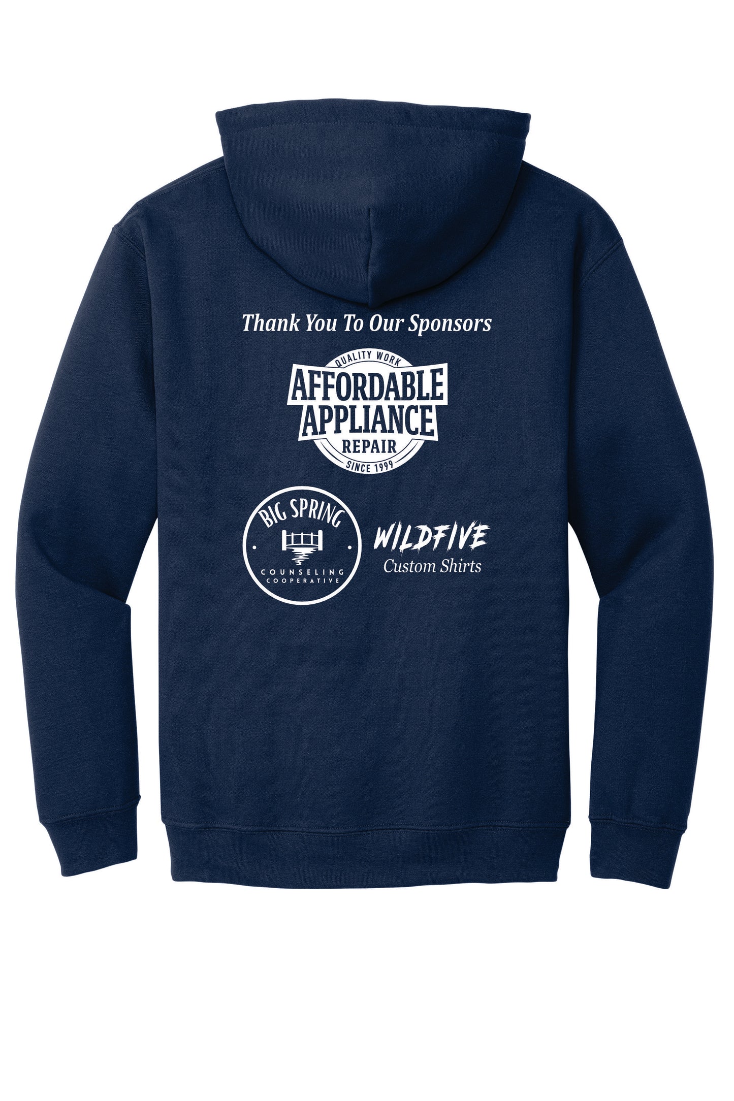 Gildan Hoodie Sponsor Back