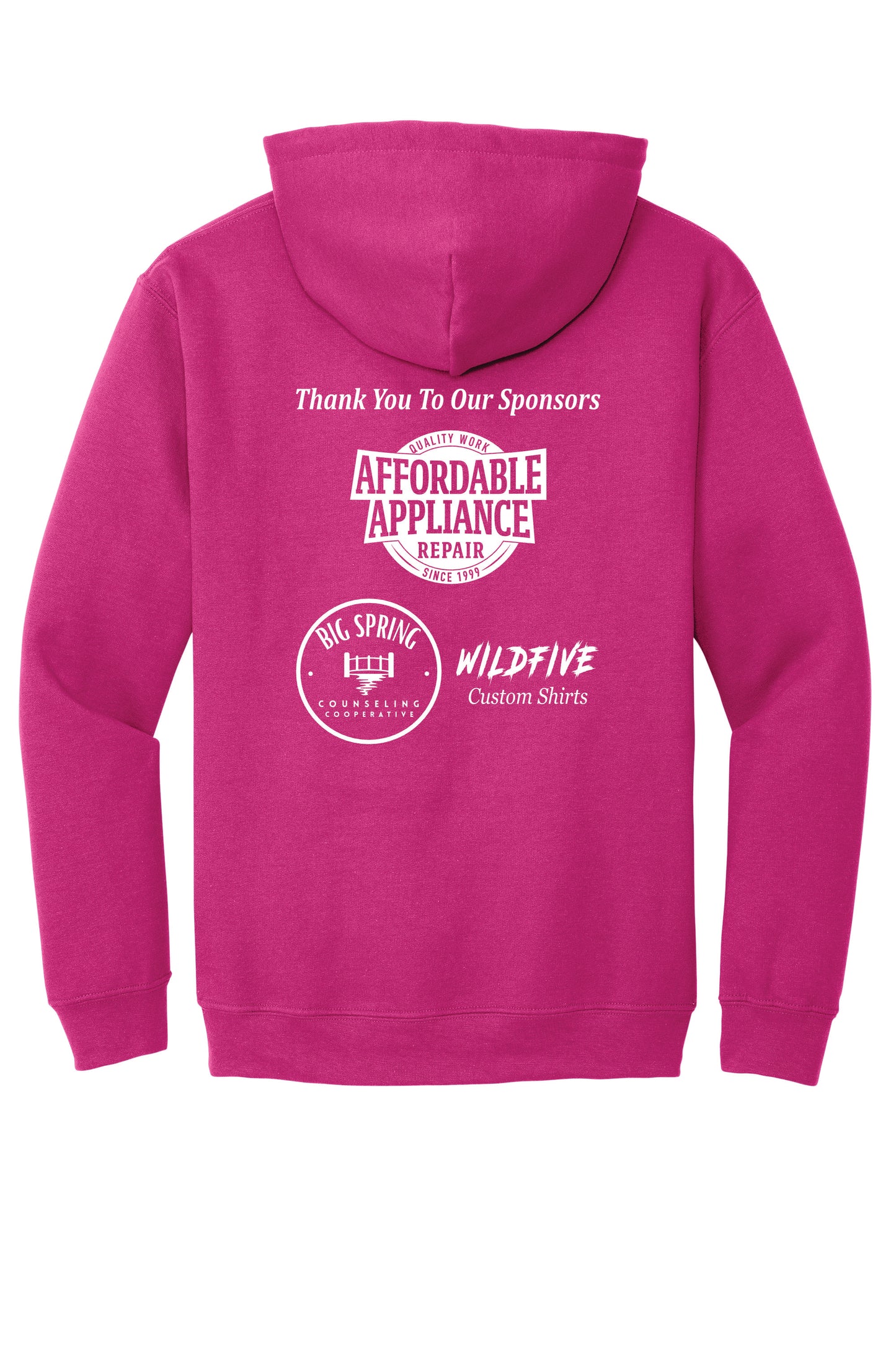 Gildan Hoodie Sponsor Back