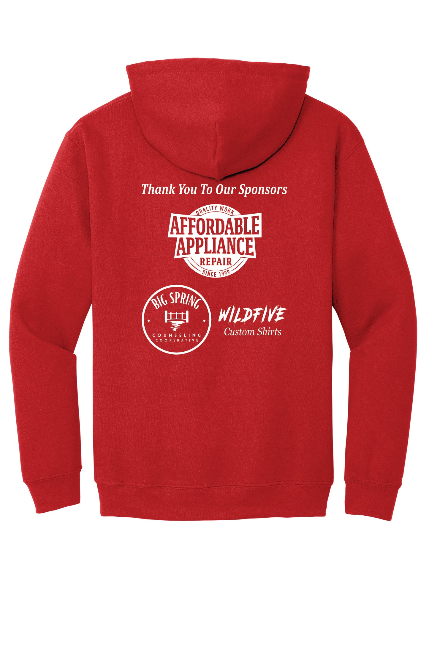 Gildan Hoodie Sponsor Back