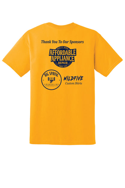 Gildan 50/50 Short Sleeve Tee Sponsor Back