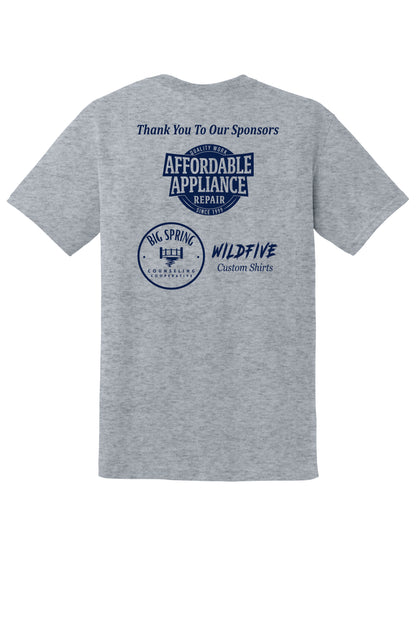Gildan 50/50 Short Sleeve Tee Sponsor Back