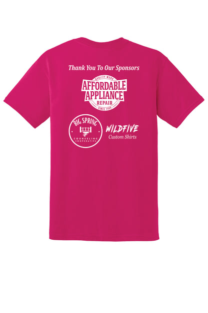 Gildan 50/50 Short Sleeve Tee Sponsor Back