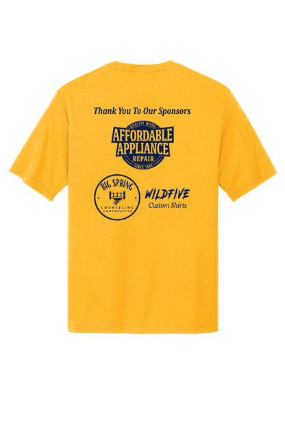 Sport-Tek Dri Fit Short Sleeve Sponsor Back