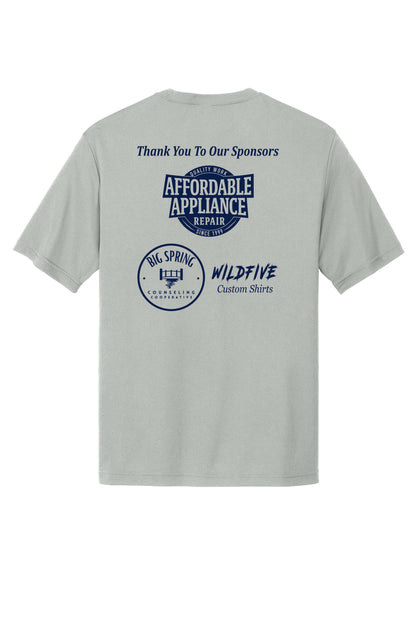 Sport-Tek Dri Fit Short Sleeve Sponsor Back