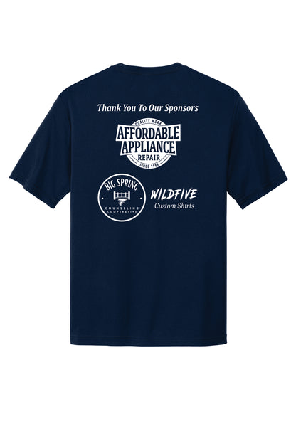 Sport-Tek Dri Fit Short Sleeve Sponsor Back